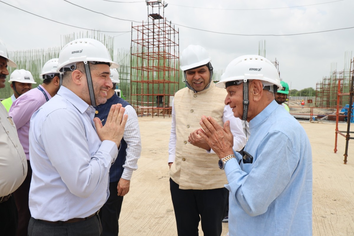 The Consul General of Israel in Mumbai, India, Mr. Yaniv Revach, visited Vishv Umiyadham