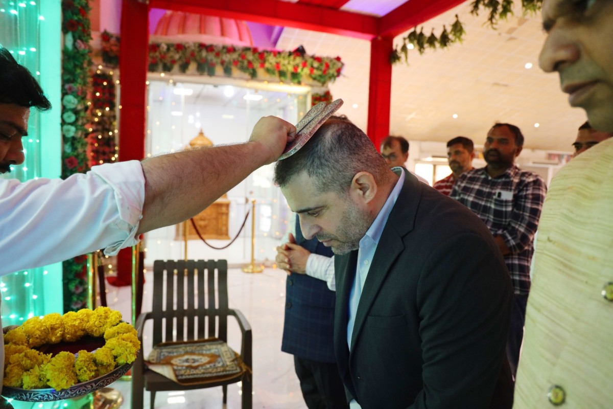 The Consul General of Israel in Mumbai, India, Mr. Yaniv Revach, visited Vishv Umiyadham