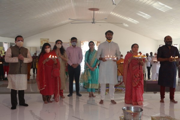 Annakut Darshan at VishvUmiyadham Temple Jaspur