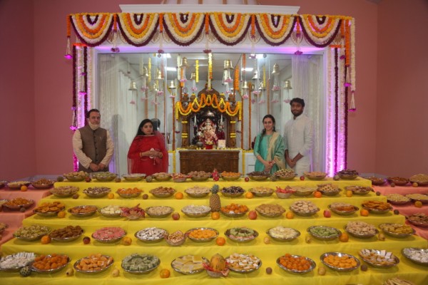 Annakut Darshan at VishvUmiyadham Temple Jaspur