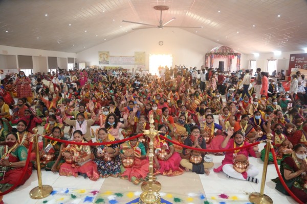 Celebration of Pratham Patotsav of Maa Umiya at Vishv Umiya Ahmedabad