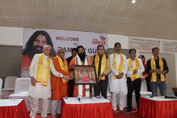 Vishv Yog Guru Shri Swami Ramdevji visited at Vishv Umiadham