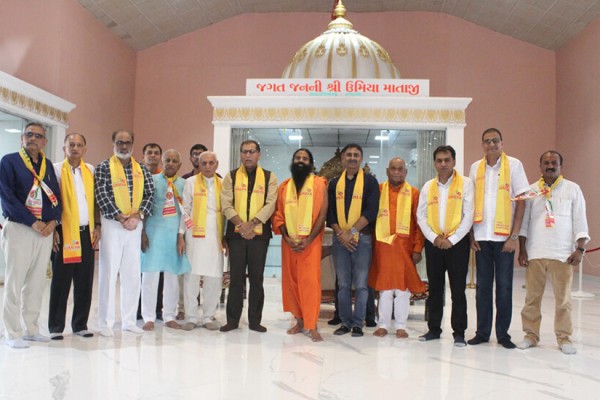 Vishv Yog Guru Shri Swami Ramdevji visited at Vishv Umiadham