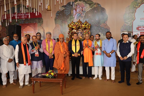 Shrimad Bhagwat Katha Gyanyagya at Nirma Plot, Science City, Sola Ahmedabad