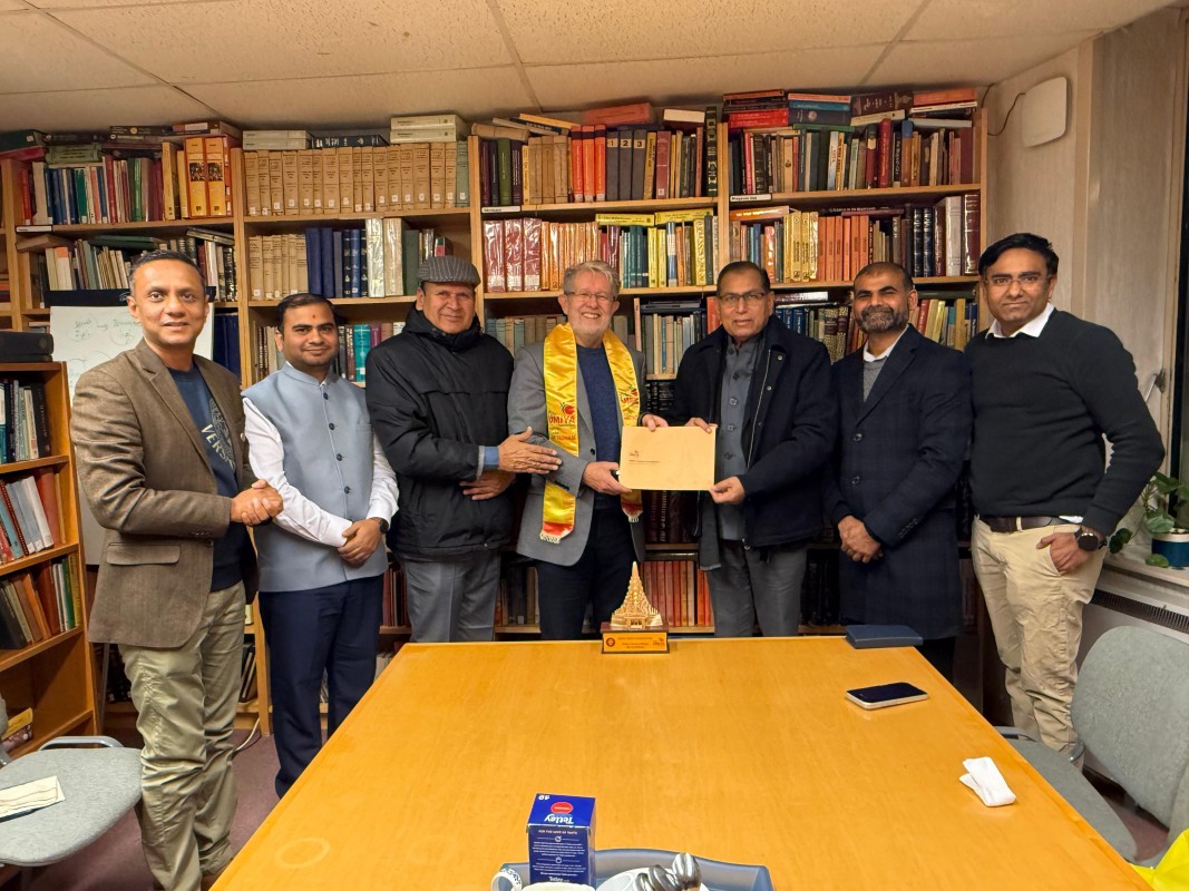 Meeting with The Director of the Oxford Centre for Hindu Studies (U.K.) Shaunaka Rishi Das