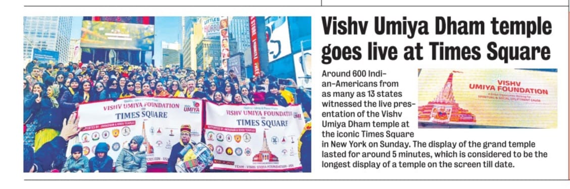 Proud moment at Times Square, New York – USA